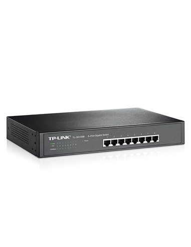 Switch de rețea TP-LINK TL-SG1008, 8x 10/100/1000 Mbps