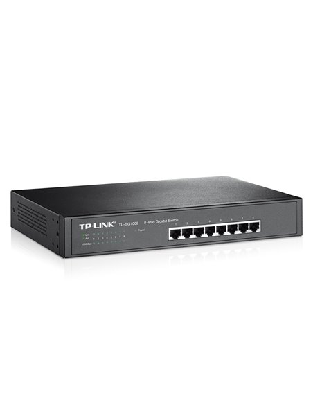 Switch de rețea TP-LINK TL-SG1008, 8x 10/100/1000 Mbps