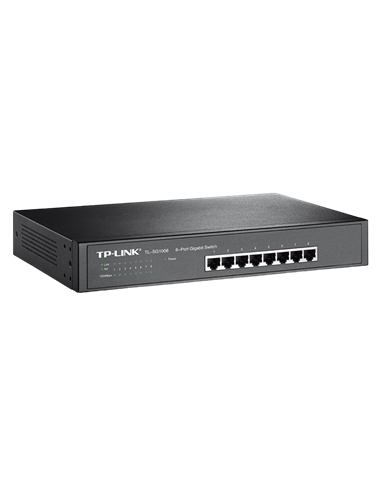 Switch de rețea TP-LINK TL-SG1008, 8x 10/100/1000 Mbps
