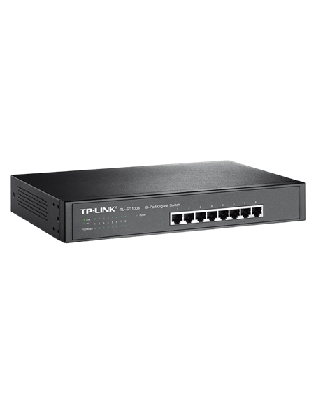 Switch de rețea TP-LINK TL-SG1008, 8x 10/100/1000 Mbps