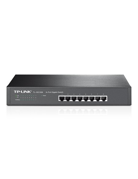 Switch de rețea TP-LINK TL-SG1008, 8x 10/100/1000 Mbps