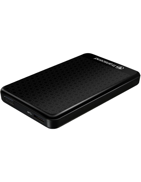 HDD portabil extern Transcend StoreJet 25A3, 1 TB, Negru (TS1TSJ25A3K)