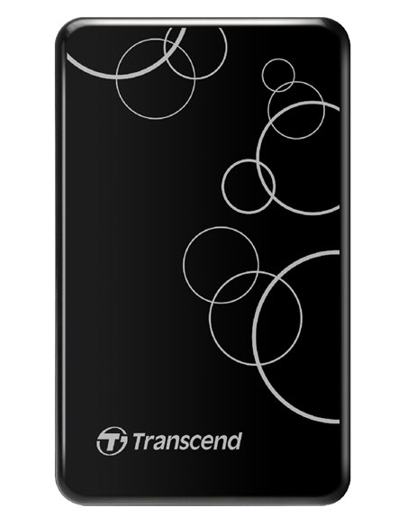 HDD portabil extern Transcend StoreJet 25A3, 1 TB, Negru (TS1TSJ25A3K)