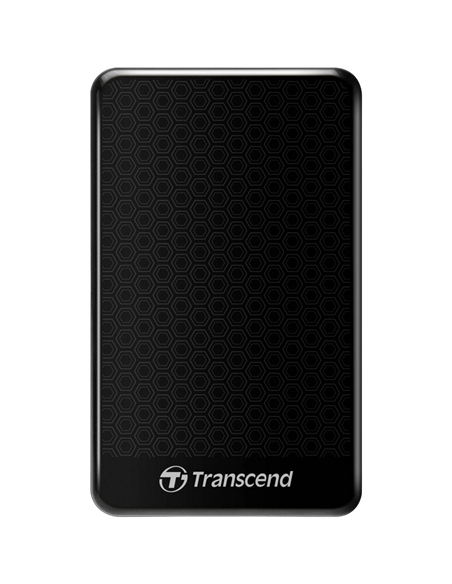 Внешний портативный жесткий диск Transcend StoreJet 25A3, 1 ТБ, Чёрный (TS1TSJ25A3K)