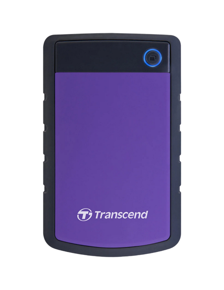 HDD portabil extern Transcend StoreJet 25H3P, 1 TB, Gri/Violet (TS1TSJ25H3P)