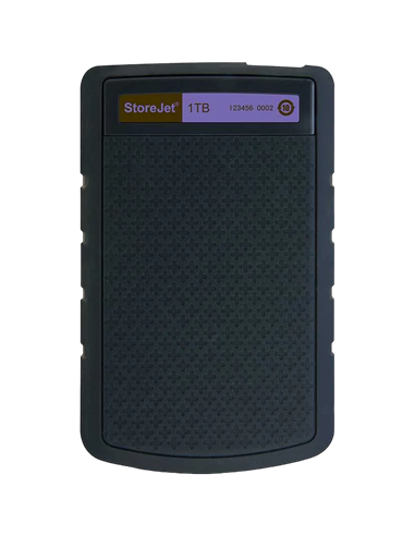 HDD portabil extern Transcend StoreJet 25H3P, 1 TB, Gri/Violet (TS1TSJ25H3P)