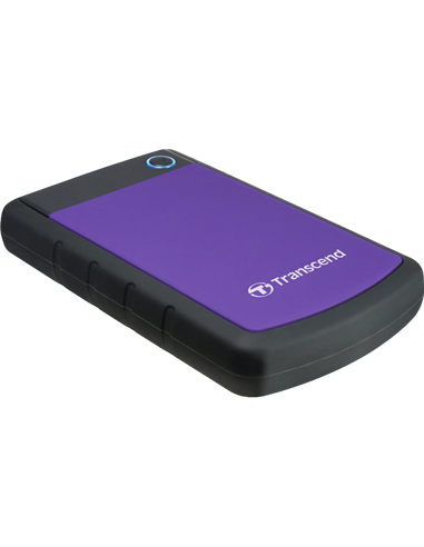 HDD portabil extern Transcend StoreJet 25H3P, 1 TB, Gri/Violet (TS1TSJ25H3P)