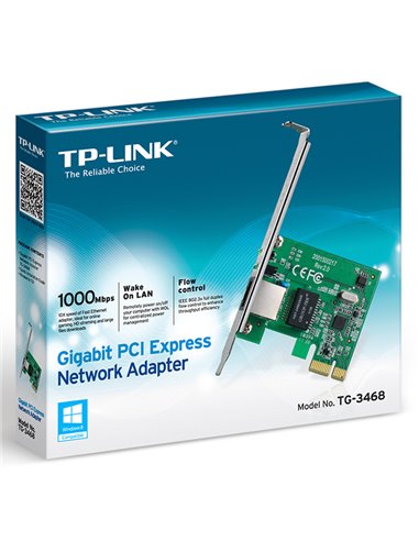 Сетевой адаптер Gigabit PCI Express TG-3468 TP-LINK 