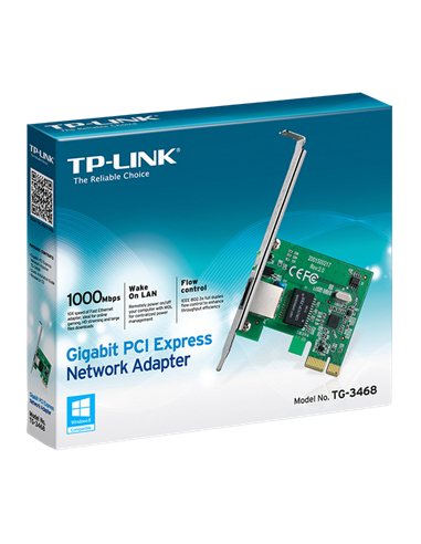 Сетевой адаптер Gigabit PCI Express TG-3468 TP-LINK 