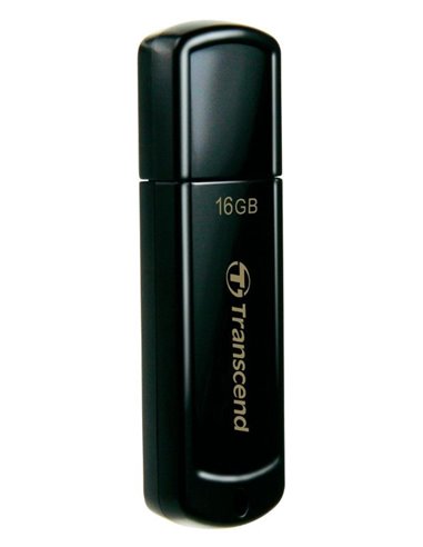 USB Flash накопитель Transcend JetFlash 350, 16Гб, Чёрный
