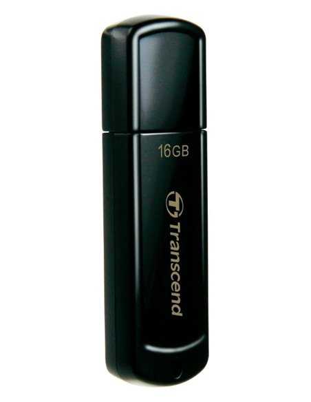 USB Flash накопитель Transcend JetFlash 350, 16Гб, Чёрный