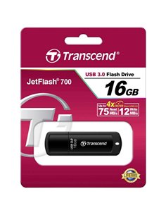 Memorie USB Transcend JetFlash 700, 16GB, Negru 2