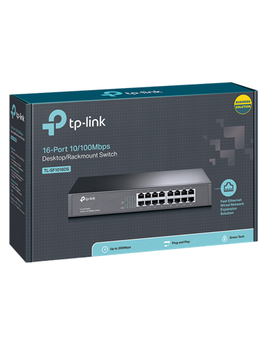 Сетевой коммутатор TP-LINK TL-SF1016DS, 16 x 10/100Mbps