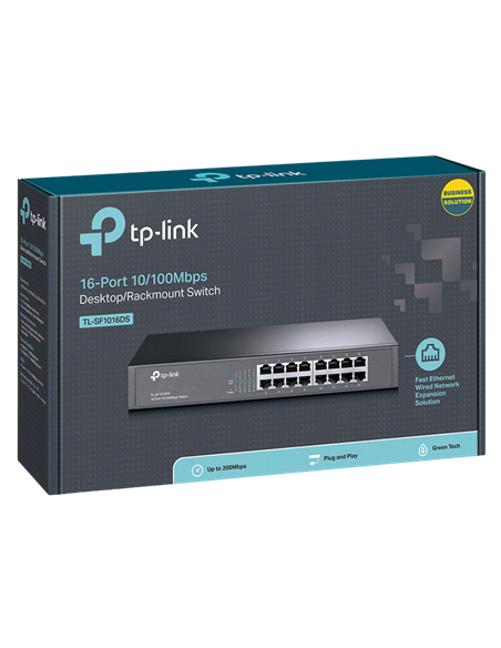 Сетевой коммутатор TP-LINK TL-SF1016DS, 16 x 10/100Mbps