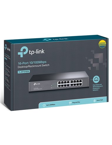 Сетевой коммутатор TP-LINK TL-SF1016DS, 16 x 10/100Mbps