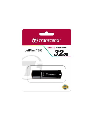 Memorie USB Transcend JetFlash 350, 32GB, Negru