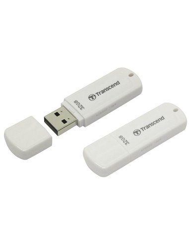 USB Flash накопитель Transcend JetFlash 370, 32Гб, Белый