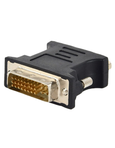 Adaptor Video Cablexpert A-DVI-VGA-BK, DVI-I (M) - VGA D-Sub (F), Negru