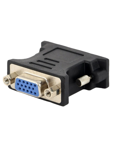 Adaptor Video Cablexpert A-DVI-VGA-BK, DVI-I (M) - VGA D-Sub (F), Negru