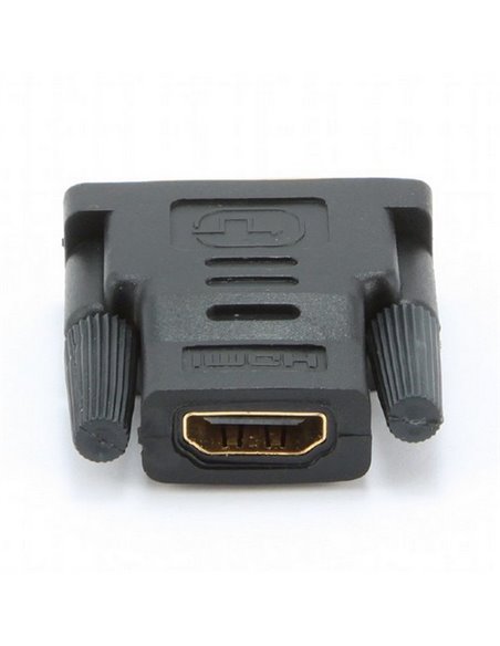 Видеоадаптер Cablexpert A-HDMI-DVI-2, HDMI (F) - DVI-I (M), Чёрный