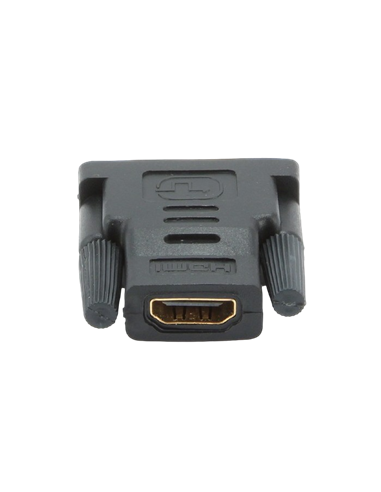 Видеоадаптер Cablexpert A-HDMI-DVI-2, HDMI (F) - DVI-I (M), Чёрный