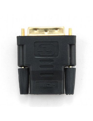 Видеоадаптер Cablexpert A-HDMI-DVI-2, HDMI (F) - DVI-I (M), Чёрный