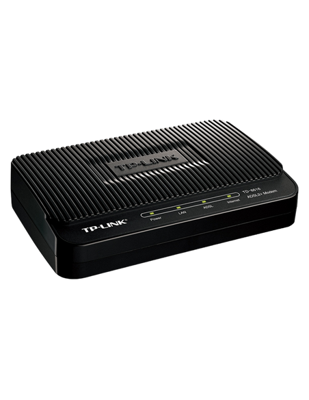 Modem ADSL TP-LINK TD-8616, ADSL/ADSL2/ADSL2 + până la 24 Mbps, Negru