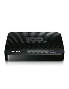 ADSL Модем TP-LINK TD-8817, ADSL/ADSL2/ADSL2 + до 24 Мбит/с, Чёрный 2