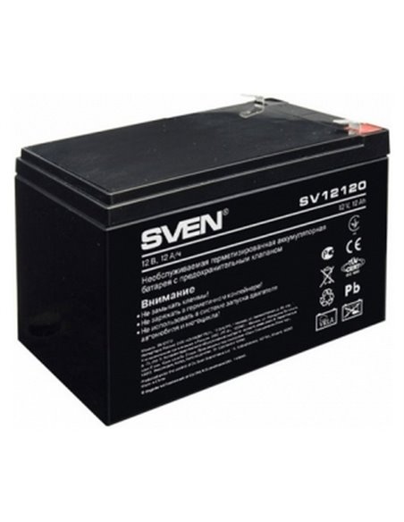 Аккумулятор для резервного питания SVEN SV-0222012, 12В 12