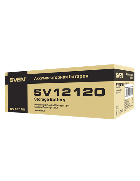 Аккумулятор для резервного питания SVEN SV-0222012, 12В 12
