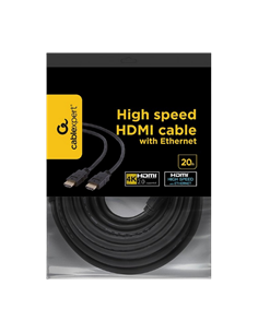 Cablu Video Cablexpert CC-HDMI4-20M, HDMI (M) - HDMI (M), 20m, Negru 2