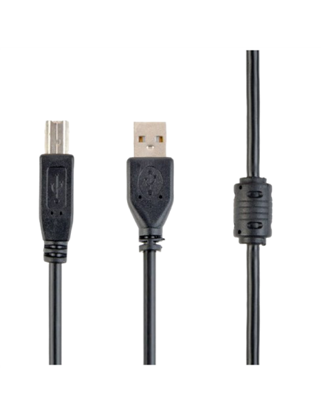 Cablu de comunicație Gembird CCF-USB2-AMBM-6, USB Type-A/USB Type-B, 1,8m, Negru