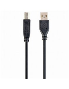 Коммуникационный кабель Cablexpert CCP-USB2-AMBM-6, USB Type-A/USB Type-B, 1,8м, Чёрный 2