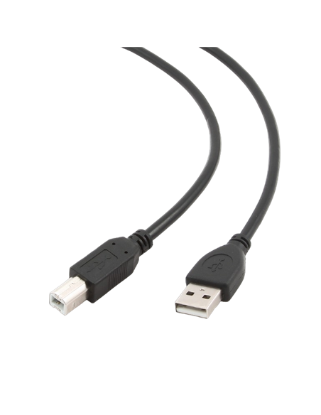 Cablu de comunicație Cablexpert CCP-USB2-AMBM-6, USB Type-A/USB Type-B, 1,8m, Negru