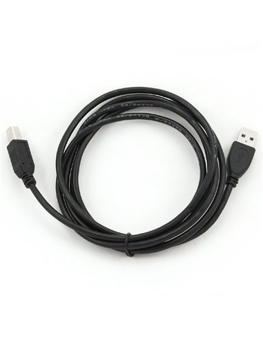 Cablu de comunicație Cablexpert CCP-USB2-AMBM-6, USB Type-A/USB Type-B, 1,8m, Negru