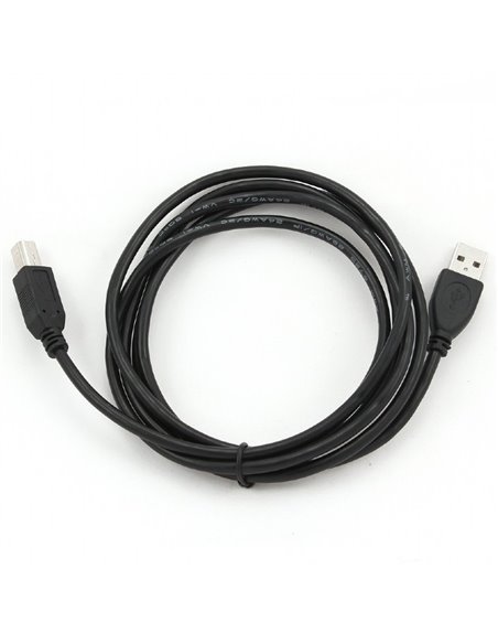 Cablu de comunicație Cablexpert CCP-USB2-AMBM-6, USB Type-A/USB Type-B, 1,8m, Negru