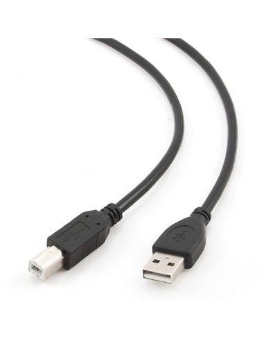 Cablu de comunicație Cablexpert CCP-USB2-AMBM-6, USB Type-A/USB Type-B, 1,8m, Negru