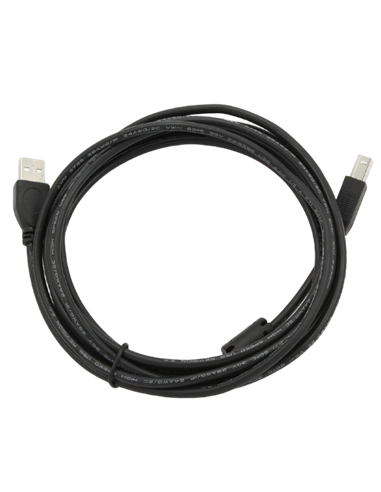 Cablu de comunicație Cablexpert CCF-USB2-AMBM-10, USB Type-A/USB Type-B, 3m, Negru
