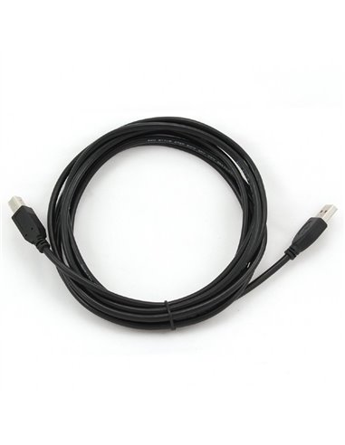 Cablu de comunicație Cablexpert CCP-USB2-AMBM-10, USB Type-A/USB Type-B, 3m, Negru