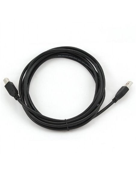 Cablu de comunicație Cablexpert CCP-USB2-AMBM-10, USB Type-A/USB Type-B, 3m, Negru
