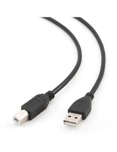 Cablu de comunicație Cablexpert CCP-USB2-AMBM-10, USB Type-A/USB Type-B, 3m, Negru