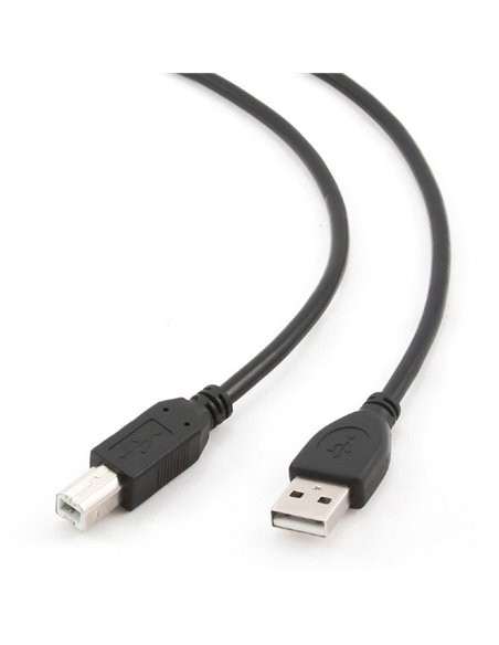 Cablu de comunicație Cablexpert CCP-USB2-AMBM-10, USB Type-A/USB Type-B, 3m, Negru
