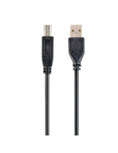 Кабель данных для периферийных устройств Gembird CCP-USB2-AMBM-15, USB Type-A/USB Type-B, 5м, Чёрный