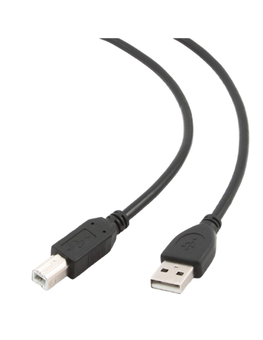 Cablu de date pentru periferice Gembird CCP-USB2-AMBM-15, USB Type-A/USB Type-B, 5m, Negru