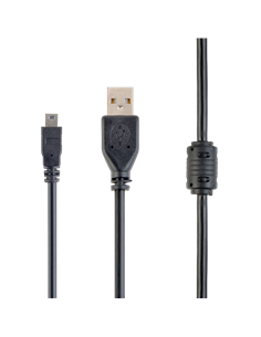 Кабель для передачи данных Cablexpert CCF-USB2-AM5P-6, USB Type-A (F)/Mini-USB, 1,8м, Чёрный
