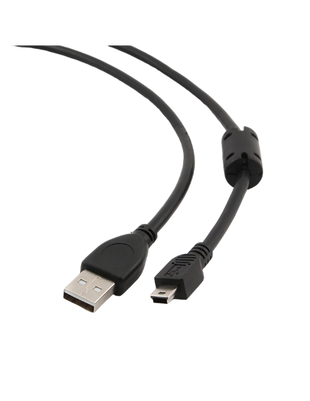 Кабель для передачи данных Cablexpert CCF-USB2-AM5P-6, USB Type-A (F)/Mini-USB, 1,8м, Чёрный