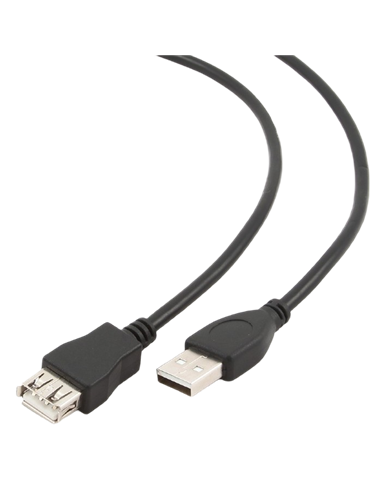 Cablu prelungitor Cablexpert CCP-USB2-AMAF-6, USB Type-A (M)/USB Type-A (F), 1,8m, Negru