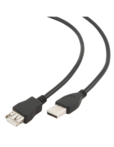 Удлинитель Cablexpert CCP-USB2-AMAF-6, USB Type-A (M)/USB Type-A (F), 1,8м, Чёрный