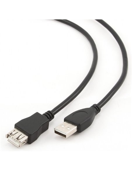 Cablu prelungitor Cablexpert CCP-USB2-AMAF-6, USB Type-A (M)/USB Type-A (F), 1,8m, Negru