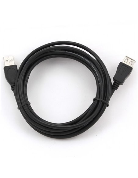 Удлинитель Cablexpert CCP-USB2-AMAF-10, USB Type-A (M)/USB Type-A (F), 3м, Чёрный